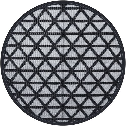 Maison Chic Zunanja Preproga, Rug črna Ø160 cm PP, (22122752) Cene
