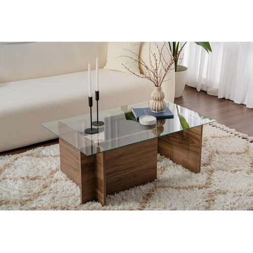 Hanah home Klub sto Ventrino, 105x65x40cm, Smeđa Cijene