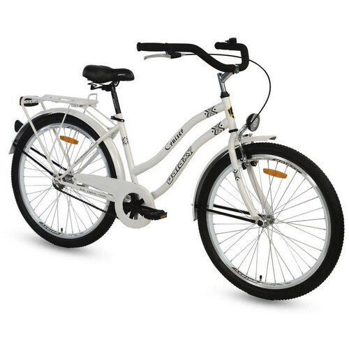 Galaxy bicikl cruiser 26" bela Cene