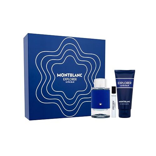 Montblanc Explorer Ultra Blue darovni set parfemska voda 100 ml + parfemska voda 7,5 ml + gel za tu&scaron;iranje 100 ml za mu&scaron;karce Cijene