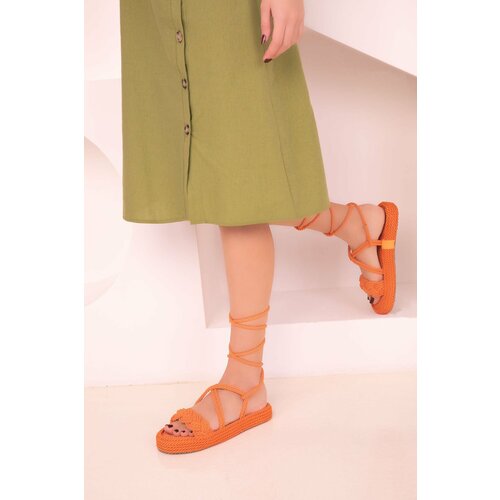 Soho Orange Women's Sandals 18092 Slike