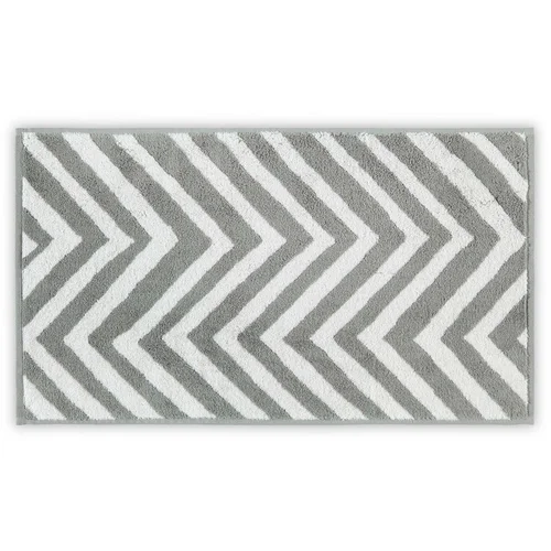 Foutastic Bijelo-sivi pamučni ručnik 33x33 cm Chevron –