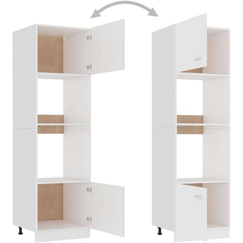  za mikrovalnu bijeli 60 x 57 x 207 cm od iverice Slike
