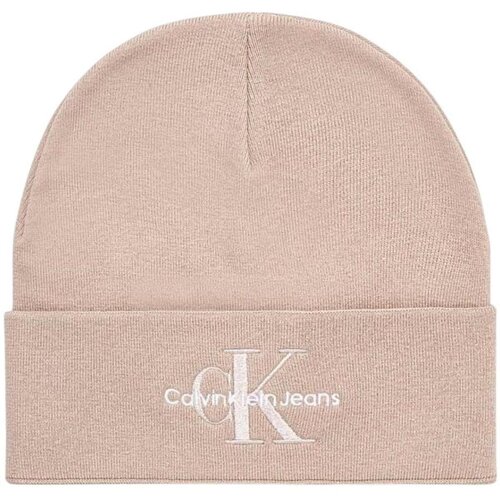 Calvin Klein Jeans MONO LOGO EMBRO BEANIE K60K612668 Bež Slike