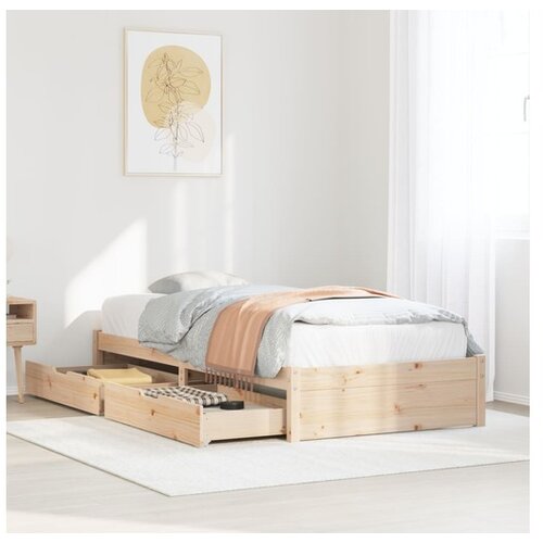 vidaXL Okvir kreveta bez madraca 100x200 cm konstruirano drvo Cijene