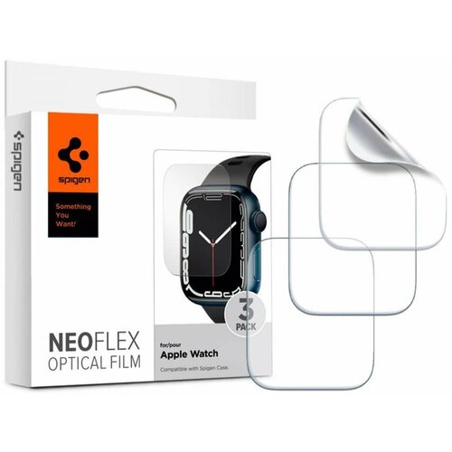 Spigen Neo Flex (3 kosi) - Apple Watch 4 / 5 / 6 / SE / 7 / 8 (40 mm / 41 mm) - prozorni Cene