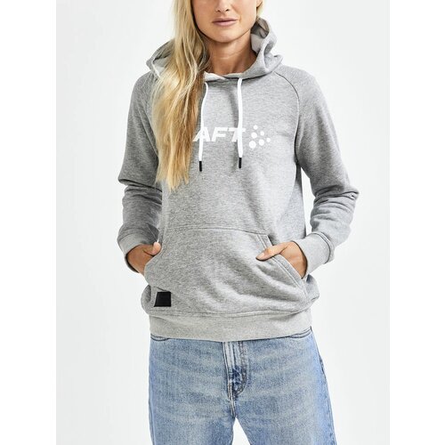 Craft Women's Sweatshirt Core Hood Grey Slike