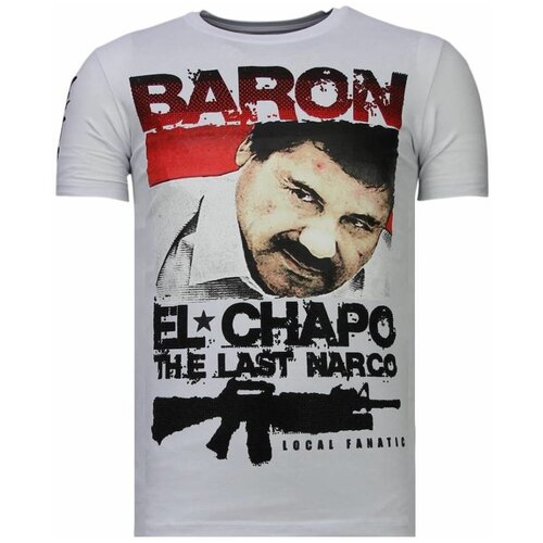 Local Fanatic Majice s kratkimi rokavi 65010050 Bela Slike