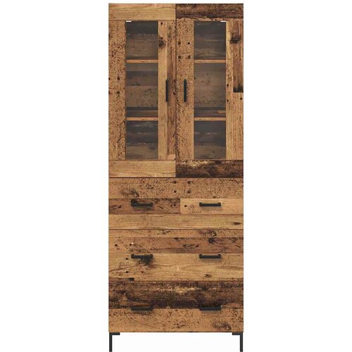  Highboard 2 kom. Staro drvo 69,5 x 34 x 180 cm Slike