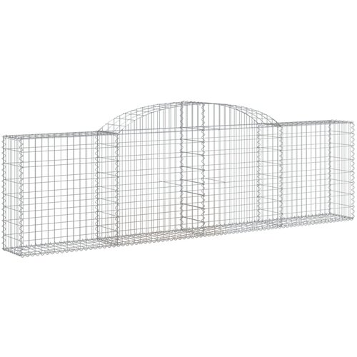  Lučne gabionske ko&amp;scaron;are 15 kom 300x30x80/100cm pocinčano željezo Slike