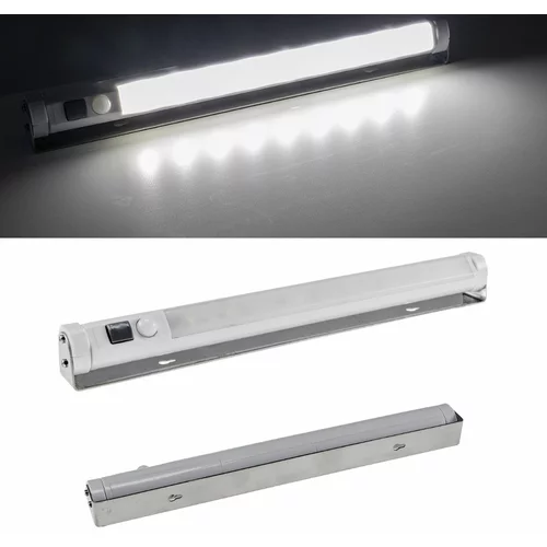 Ct LED baterijska svetilka s senzorjem gibanja 9 SMD LED 80lm bela svetloba