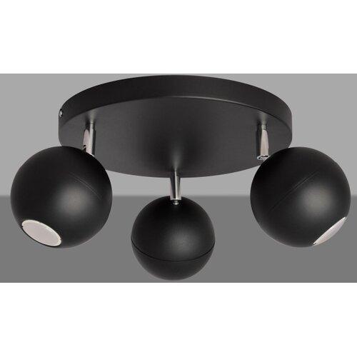  LED spot svetiljka MIDWAY 3xGU10/4,8W/230V crna Slike