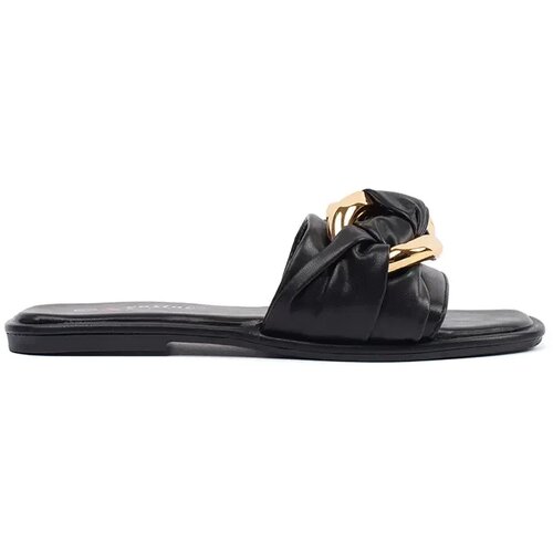 Shelvt Women's flat flip-flops black Cijene
