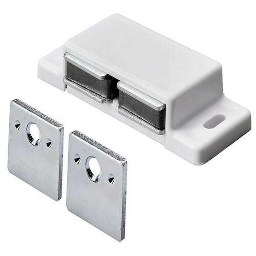 Hettich Magnetski zatvarač (Jačina lijepljenja: 5 kg, Bijela) Slike