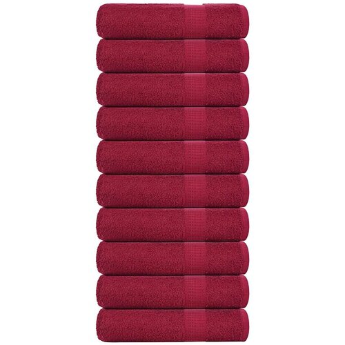  Ručnici za kupanje FROGN 10 kom bordo 100x150 cm 360 g/m&sup2; Cijene
