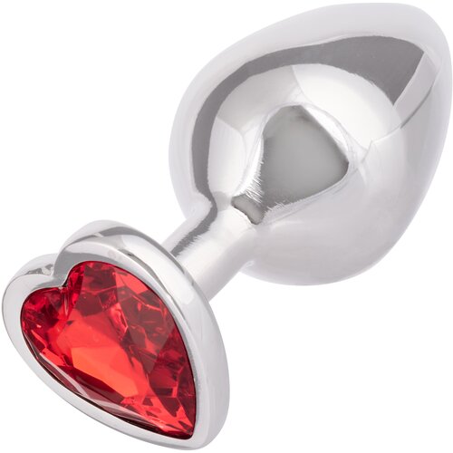 California Exotics Jewel Heart Plug Large Ruby Cene
