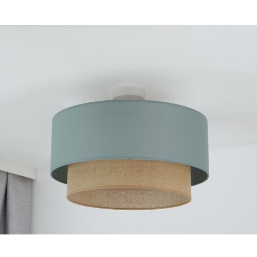  duolla - plafonski luster boho 1xE27/15W/230V prečnik 45 cm zelena/smeđa Slike