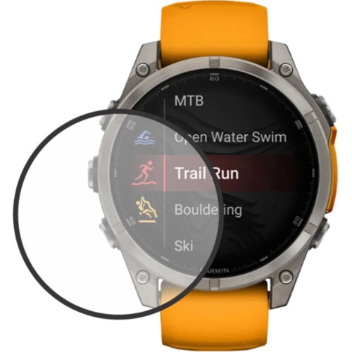 Chameleon Hibridno za&amp;scaron;čitno steklo (folija) za Garmin Fenix 8 (47mm), črno Slike
