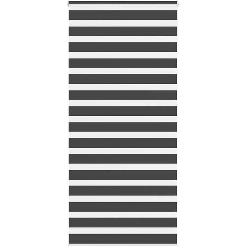 Zebra zavjesa Crna 115x230 cm &Scaron;irina tkanine 110,9 cm Poliester Cijene