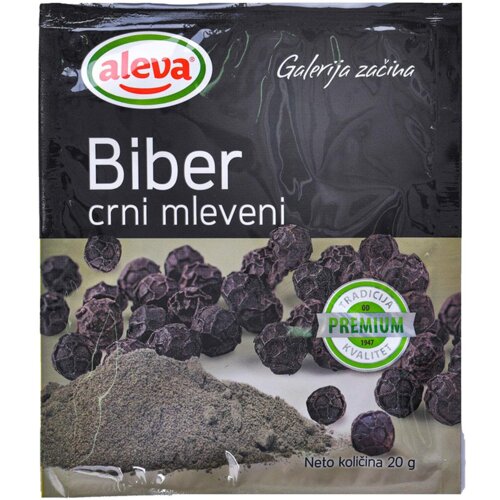 Aleva Biber crni mleveni 20g Cene