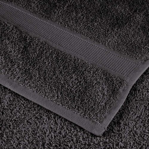 VidaXL Ručnici za kupanje 4 kom antracit 100x150cm 600 gsm 100 % pamuk Slike