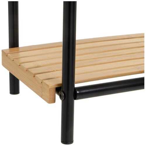 Casa Selecci&amp;oacute;n Bambusov regal v črni in naravni barvi 41x77 cm &amp;ndash; Slike