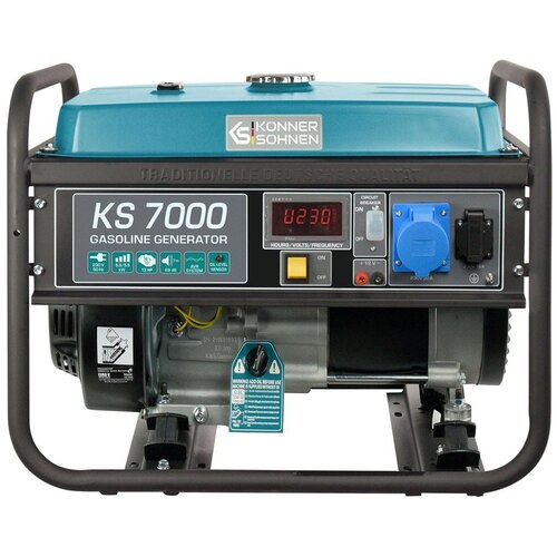 KÖNNER & SÖHNEN KS 7000 engine-generator 5000 W 25 L Petrol Black, Teal Cijene