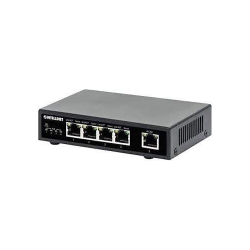 Intellinet Switch 5-Port Neupravljiv Gigabit Ethernet PoE Slike