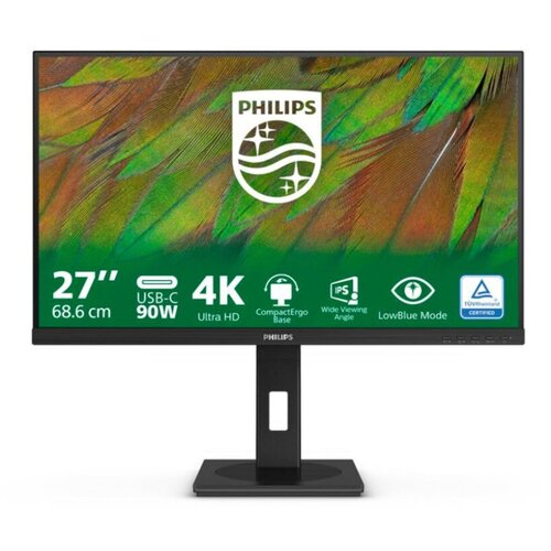 Philips Monitor 68,6 cm (27,0") 27B1U3900 3840x2160 75Hz IPS 4ms 2xHDMI DisplayPort USB-C 90W 4xUSB3.2 USB-C-Out Pivot Zvočniki 3H, (5000098517) Cene