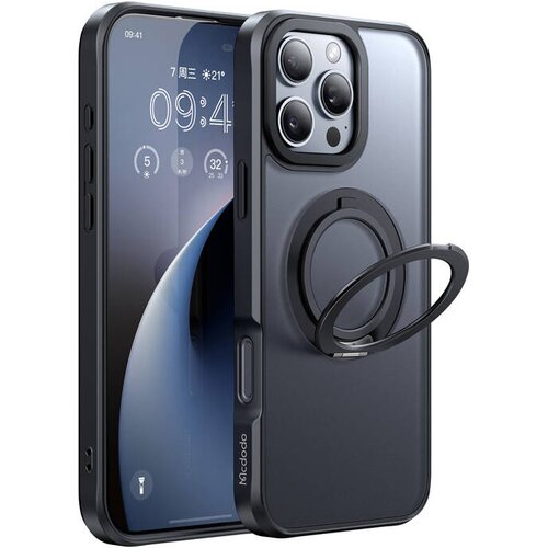 McDodo ETUI PC-4933 MAGSAFE DLA IPHONE 16 PRO MAX Z STOJAKIEM (CZARNE), (5000014870) Cene