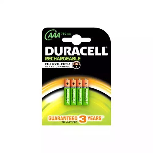 Duracell Punjiva baterija Duralock HR3 750mAh AAA (pak 4 kom) Slike