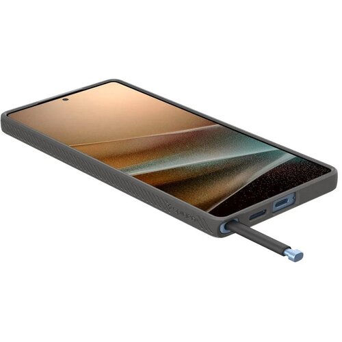 Spigen LIQUID AIR ACS08954 futrola za SAMSUNG S25 Ultra mramorno siva Slike