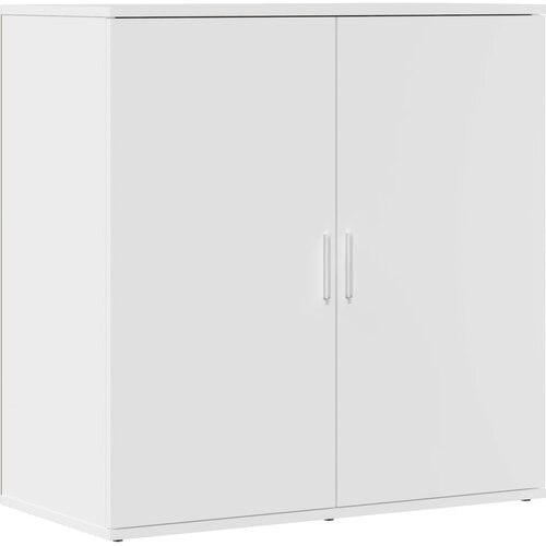  Komoda bijeli 79x38x80 cm od konstruiranog drva Slike