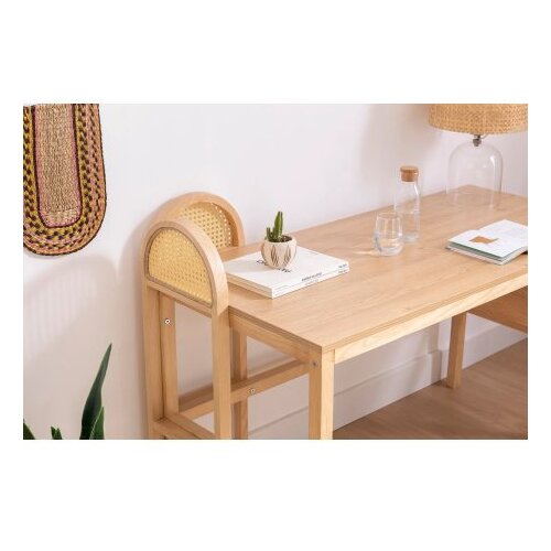 Woody Fashion Radni sto 130x73.5x60cm Bež Slike