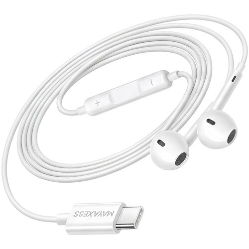 Oem Mayaxess, Žične USB-C slu&scaron;alke za Xiaomi 15 Ultra z vgrajenim mikrofonom, Bela, (5000299354) Cene