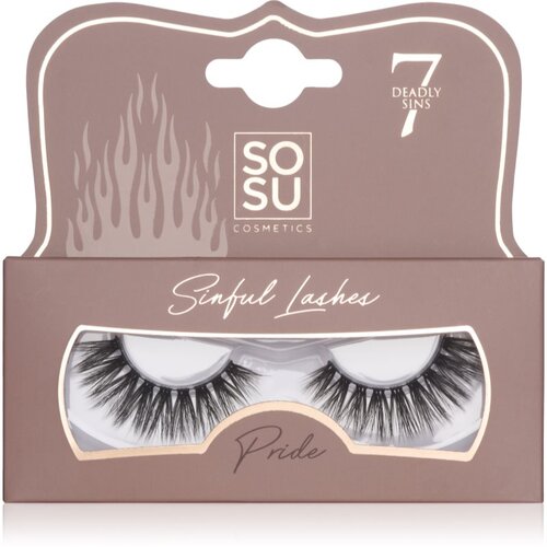 SOSU Cosmetics 7 Deadly Sins Lashes umetne trepalnice Pride 1 kos Cene