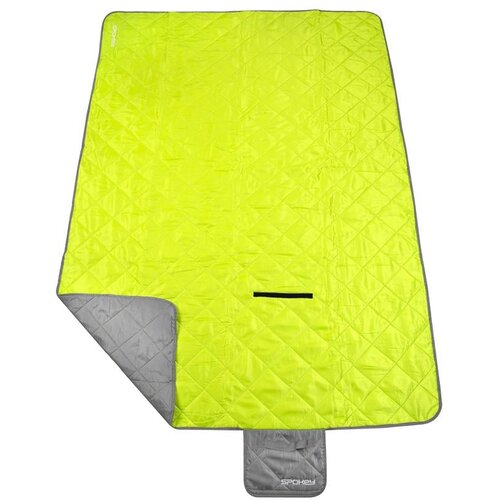 Spokey CANYON Camping blanket, 200 x 140 cm, gray-green Cene
