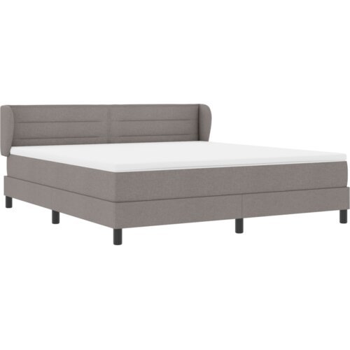 Box Spring Krevet s Madracem Taupe 180x200 cm Tkanina Slike
