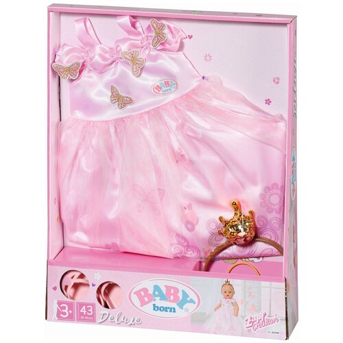 Baby Born set oblekica za Princess Delux 43 cm Cene