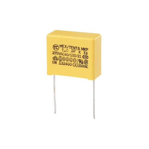 TRU COMPONENTS MKP-X2 MKP-X2-Kondenzator za uklanjanje poremećaja radijalno ožičen 1 µF 275 V/AC 10 % 22.5 mm (D x Š x V) Cijene