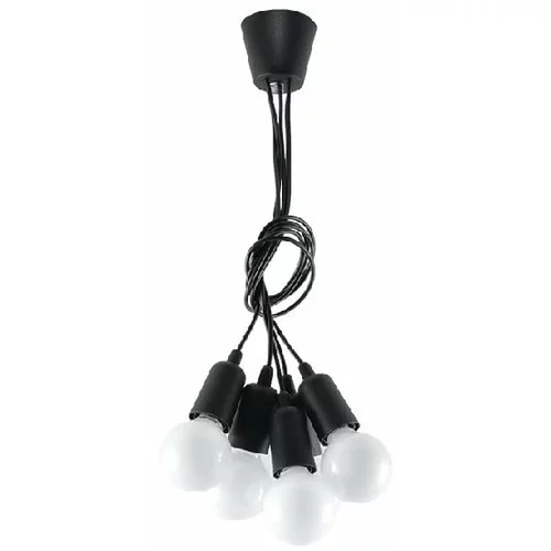 Nice Lamps Črna viseča svetilka 25x25 cm Rene - Nice Lamps