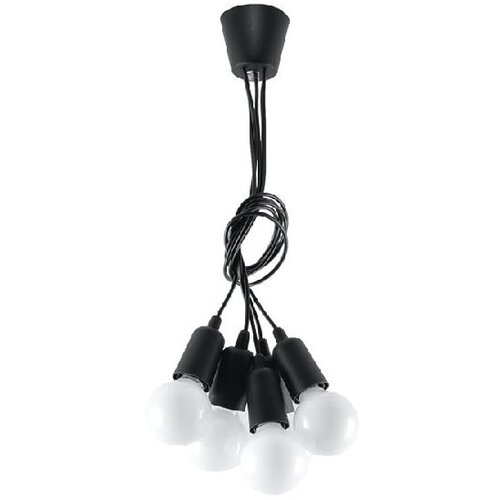 Nice Lamps Crna visilica 25x25 cm Rene - Slike