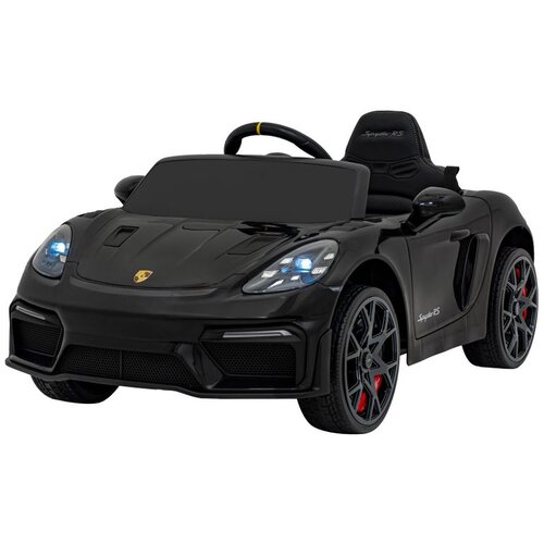  Licencirani Porsche 718 Spyder RS dječji automobil na akumulator s MP4 zaslonom, crni Cijene