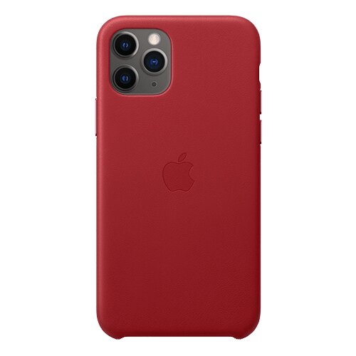 Apple iPhone 11 Pro Leather Case - (PRODUCT)RED, mwyf2zm/a Slike