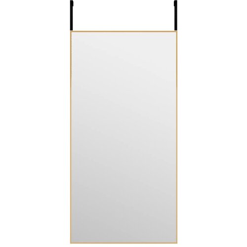 Maison Chic Ogledalo - Zrcalo - Kozmetično ogledalo za vrata zlato 40x80 cm steklo in aluminij, (21698120) Cene