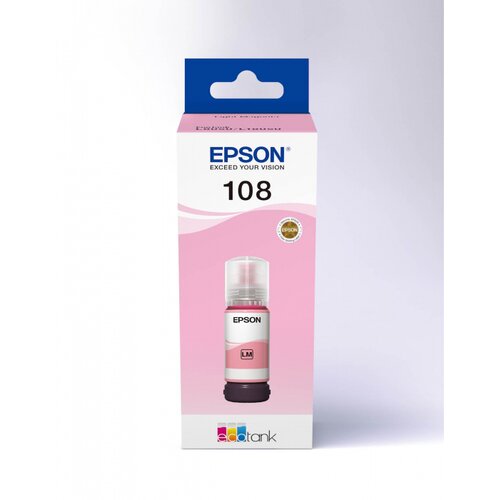 Tinta Epson 108 EcoTank Light Magenta Slike