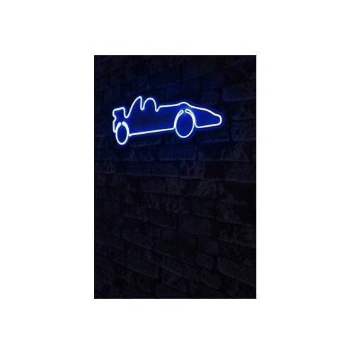 WALLXPERT dekorativna plastična led rasveta formula 1 race car blue Slike
