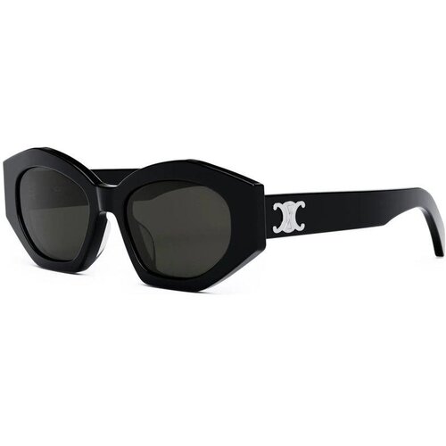 Celine Triomphe Black Cat Eye Sunglasses ONE SIZE (55) Črna/Siva Cene