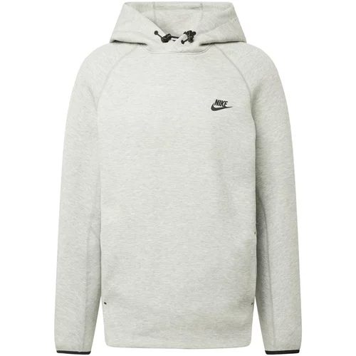Nike Sportswear Majica pegasto siva / črna