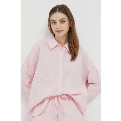 Rich & Royal Košulja za žene, boja: ružičasta, relaxed, s klasičnim ovratnikom